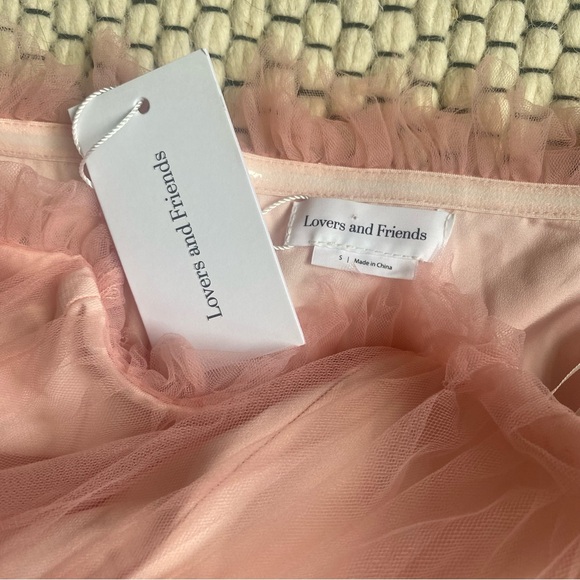 NWT Lovers and Friends Long Bobbit Gown in Blush Pink Size Small - Picture 8 of 12